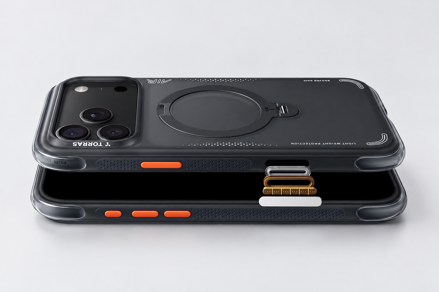 Seller-based illustration of Camera Control and the raised camera surround on an iPhone 18 Pro case